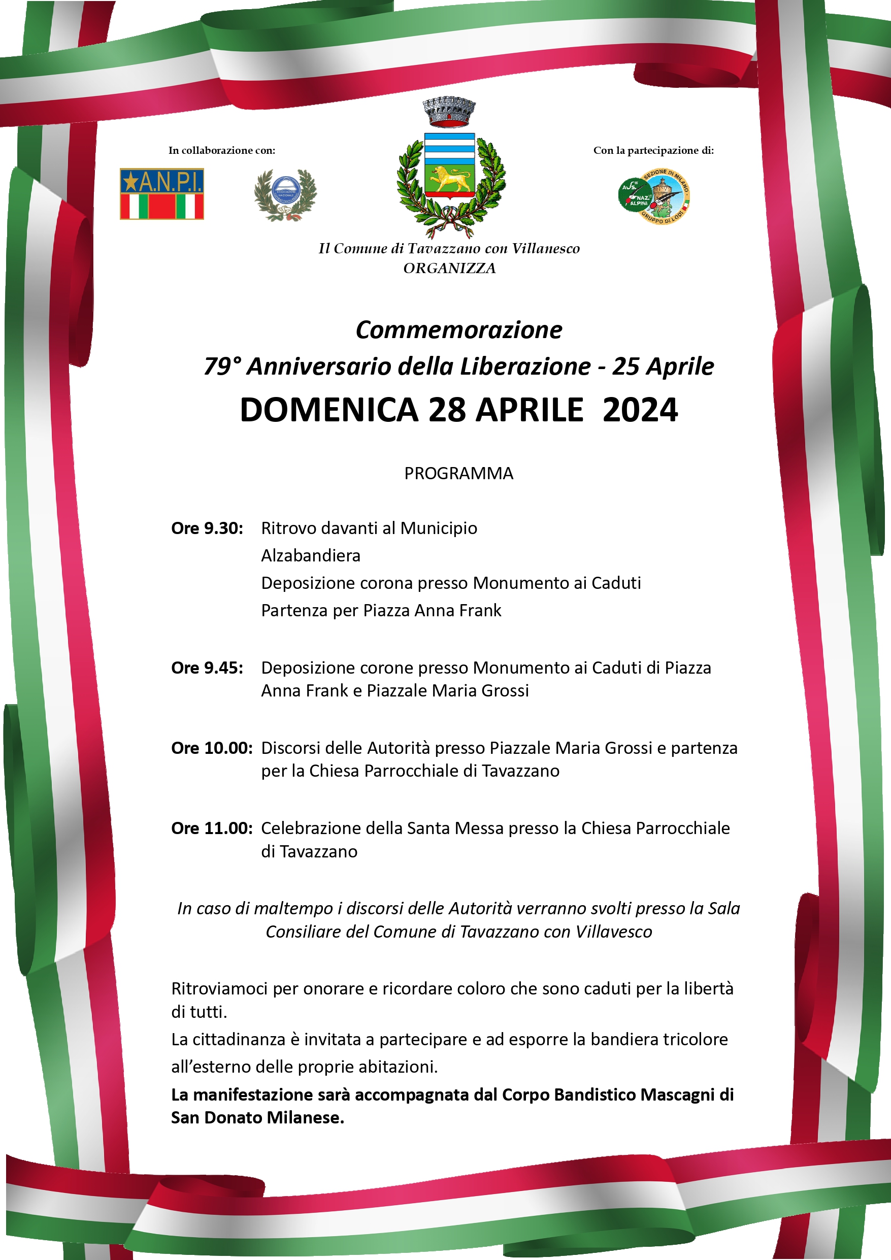 Commemorazione Anniversario della Liberazione